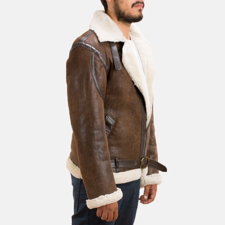 Mens Forest Double Face Shearling Jacket 3-1491385305745